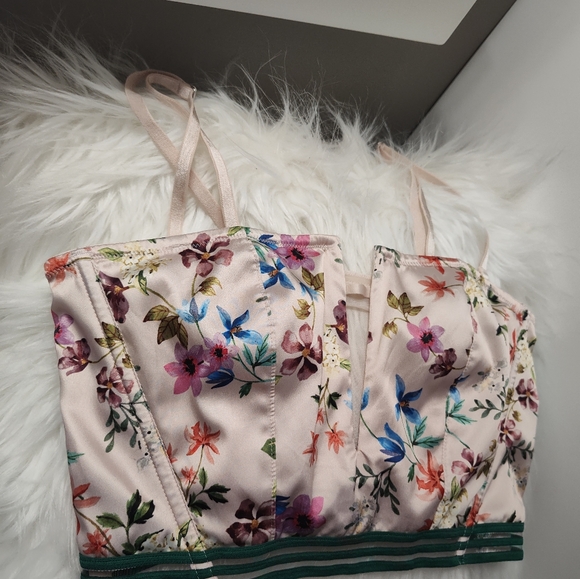 ❤️ EUC Victoria's Secret Very Sexy Strapless Corset Boustier, Multicolor, Medium - Picture 3 of 11